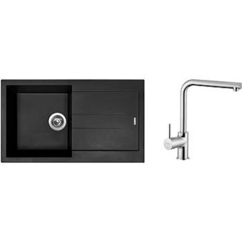 SINKS AMANDA 860 Pureblack+ELKA (AM86026ELCL)