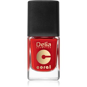 Delia Cosmetics Coral Classic lac de unghii culoare 515 Lady in red 11 ml