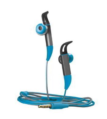 Trust Urban Fit In-ear Sports kék sport headset