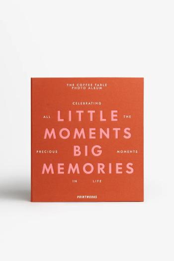 Fotoalbum Printworks Little Moments Big Memories 27 x 24 cm oranžová farba
