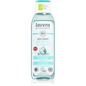 Lavera Basis Sensitiv gel de dus pentru corp si par 2 in 1 250 ml