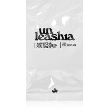 Unleashia Satin Wear Healthy Green Cushion Refill burete cu machiaj de lungă durată rezervă culoare 21 Eburnean 15 g