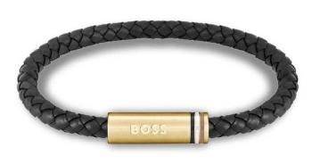 Hugo Boss Brățară elegantă din piele Ares Single 1580624