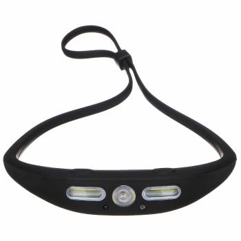 Lanternă frontală cu bandă de cauciuc și senzor Sixtol HEADLAMP SENSOR, 160 lm, XPG LED, COB, USB