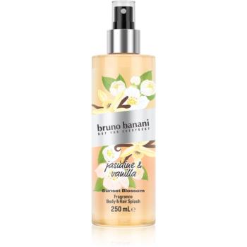 Bruno Banani Sunset Blossom Jasmine & Vanilla spray parfumat pentru corp și păr pentru femei 250 ml