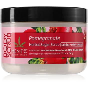 HEMPZ Pomegranate exfoliant pentru corp 176 g