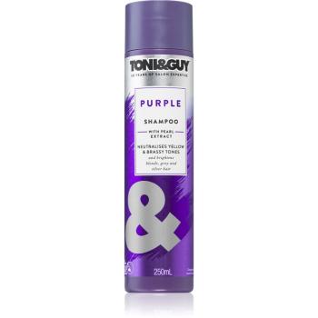 TONI&GUY PURPLE sampon violet neutralizeaza tonurile de galben 250 ml