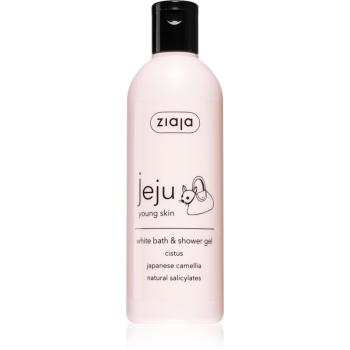 Ziaja Jeju Young Skin gel de dus si baie alb 300 ml