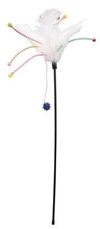 Trixie Playing stick with feathers, plastic, catnip, 41 cm