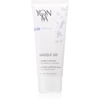 Yon-Ka Essentials Masque 105 mască cu argilă pentru tenul uscat 75 ml