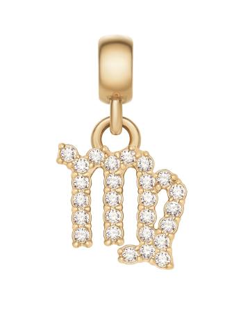 Daniel Wellington Pandantiv placat cu aur cu cristale Fecioară Crystal Zodiac DW00400760