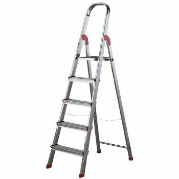 Rolser Trepte din aluminiu pentru uz profesionalUnica, 5 trepte, 5 trepte