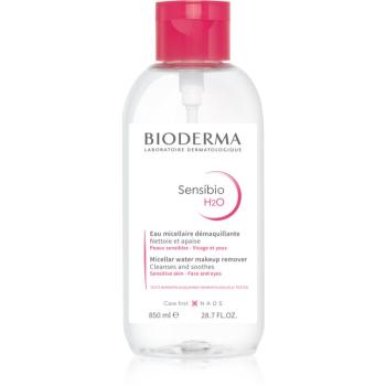 Bioderma Sensibio H2O apă micelară pentru piele sensibilă cu pompiță 850 ml