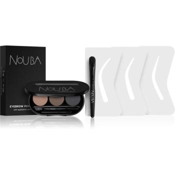 Nouba Eyebrow Powder Kit set cadou pentru sprâncene