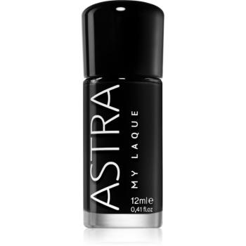 Astra Make-up My Laque 5 Free lac de unghii cu rezistenta indelungata culoare 45 Super Black 12 ml