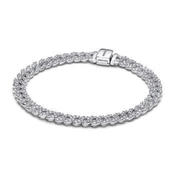 Pandora Brățară din argint cu legături cubaneze Timeless 593008C01 20 cm