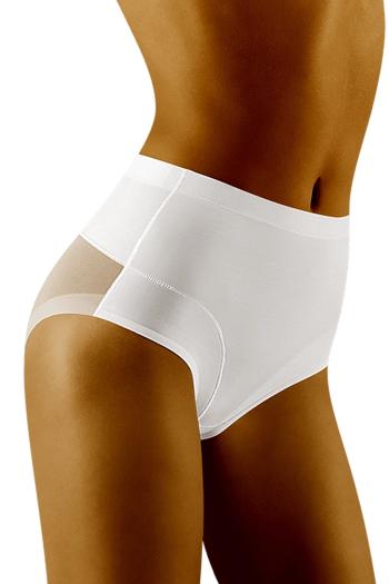 Chiloți de damă modelatori cu talie înaltă Uniqata white