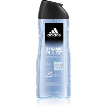 Adidas Dynamic Pulse gel de dus pentru față, corp și păr 3 in 1 400 ml