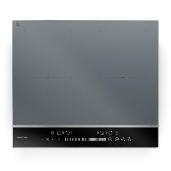Klarstein DualTone Flex Plită cu inducție, Zonă Flex, Afișaj LED, Control prin glisoare, 7200 W