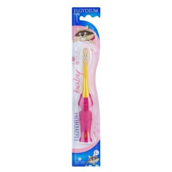 Elgydium Baby perie de dinti pentru copii Yellow & Pink 1 buc