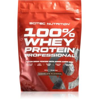 Scitec Nutrition 100% Whey Protein Professional proteine din zer cu enzime digestive aroma Chocolate 500 g