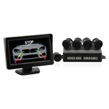 Asistent la parcare cu 4 senzori și cameră videospate