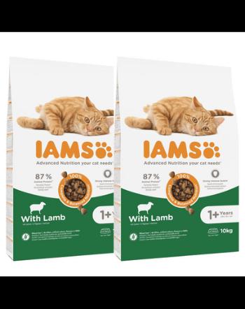 IAMS for Vitality Hrana uscata pentru pisici adulte, cu miel 20 kg (2 x10 kg)