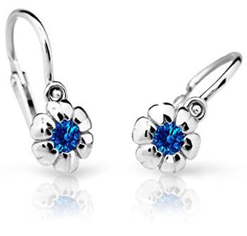 Cutie Jewellery Cercei din aur alb pentru copii C2151-10-X-2 albastru