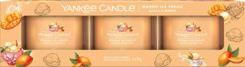 Gyertya YANKEE CANDLE Mango Ice Cream Set Sampler 3× 37 g