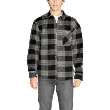 Jack & Jones  COCOLLECTIVE ZAC 12263249  Košele s dlhým rukávom Čierna