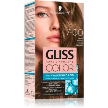 Schwarzkopf Gliss Color Culoare permanenta pentru par culoare 7-00 Dark Blonde 2x60 ml