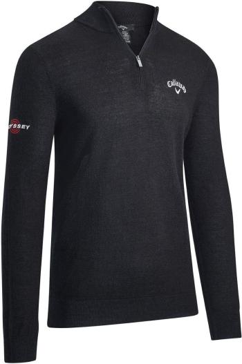 Callaway 1/4 Blended Merino Black Ink S Sveter