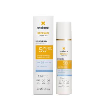 Sesderma Protecție solară pentru piele sensibilă SPF 50+ Repaskin Urban 365 (Sensitive Skin) 50 ml
