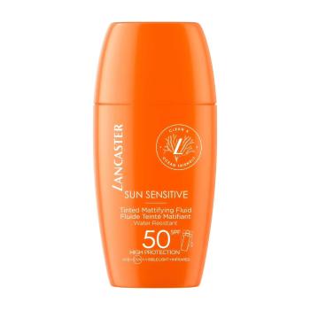 Lancaster Fluid tonifiant matifiant pentru față SPF 50 Sun Sensitive (Tinted Mattifying Fluid) 30 ml