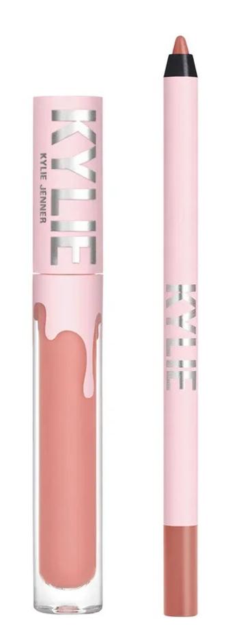 Kylie Cosmetics Set Matte Liquid Lipstick + Lip Liner 802 Candy K
