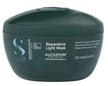 Alfaparf Milano Mască intensivă pentru păr fin și deteriorat Semi Di Lino Reconstruction (Reparative Light Mask) 500 ml 200 ml