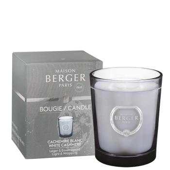 Maison Berger Paris Lumânare parfumata Astral Cashmere alb gri 180 g