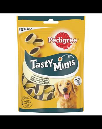 PEDIGREE Tasty Minis 6x140 recompense caini cu vita si branza