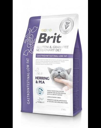 BRIT Veterinary Diets Cat Grain Free Gastrointestinal Low Fat 2 kg Hrana uscata pisici pentru tulburari ale sistemului digestiv