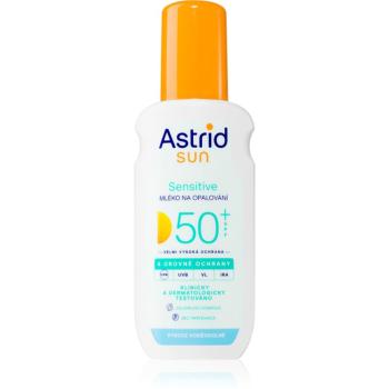 Astrid Sun Sensitive lapte bronzant cu pulverizator SPF 50+ cu o protectie UV ridicata 150 ml