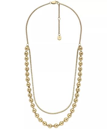 Fossil Colier dublu placat cu aur All Stacked Up JA7248710