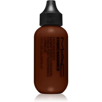 MAC Cosmetics Studio Radiance Face and Body Radiant Sheer Foundation lehký make-up na obličej a tělo odstín N9 50 ml