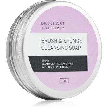 BrushArt Accessories Brush & Sponge cleansing soap sapun pentru curatare pentru pensule cosmetice 40 g