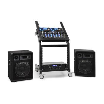 Electronic-Star DJ PA Set Seria Rack Star Neptun Palace bluetooth 250 de persoane