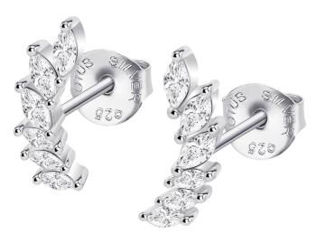 Lotus Silver Cercei eleganți din argint cu zircon Frunze Earparty LP3773-4/1