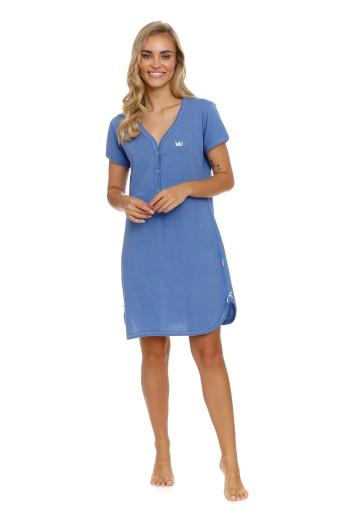 Cămașă de maternitate pentru femei 9505 blue