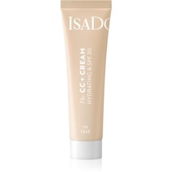 IsaDora CC + Cream crema CC hidratanta SPF 30 culoare 1N Fair 30 ml