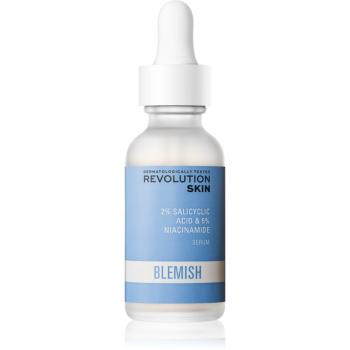 Revolution Skincare Blemish 2% Salicylic Acid & 5% Niacinamide ser calmant pentru ten acneic 30 ml