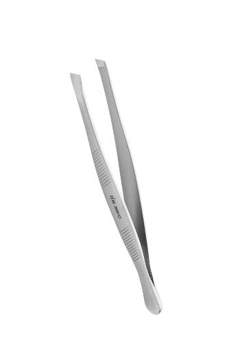 STALEKS Pensetă pentru sprâncene cu vârf lat teșit Classic 10 Type 3 (Eyebrow Tweezers)