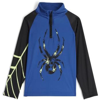 Spyder BUG 1/2 ZIP Chlapecký lyžařský rolák, modrá, velikost 7Y